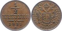 Haus Habsburg 1/2 Kreuzer Franz Joseph I. 1848-1916. -