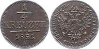 Haus Habsburg 1/4 Kreuzer Franz Joseph I. 1848-1916. -