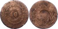 Brasilien 40 Reis Pedro I. 1826-1831. -