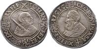 Sachsen-Kurfürstentum Taler Johann Friedrich und Georg 1534-1539. -