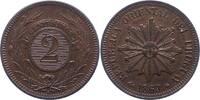 2 Centismos 1869  A Uruguay Republik seit 1830. Vorzüglich - Stempelglanz
