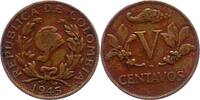 Kolumbien 5 Centavos Republik Kolumbien 1886-2010. -