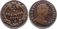 Haus Habsburg 1/4 Kreuzer Maria Theresia 1740-1780. -