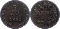 Haus Habsburg 5/10 Soldo Franz Joseph I. 1848-1916. -