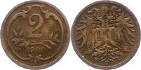 Haus Habsburg 2 Heller Franz Joseph I. 1848-1916. -