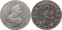 Hessen-Kassel 1/6 Taler Wilhelm II. 1821-1847. -