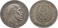 Mecklenburg-Schwerin 2 Mark Friedrich Franz II. 1842-1883. -