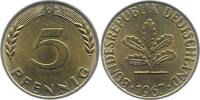 Münzen der Bundesrepublik Deutschland 5 Pfennig Mark 1945-2001. -