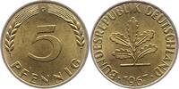 Münzen der Bundesrepublik Deutschland 5 Pfennig Mark 1945-2001. -