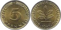 Münzen der Bundesrepublik Deutschland 5 Pfennig Mark 1945-2001. -