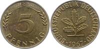 Münzen der Bundesrepublik Deutschland 5 Pfennig Mark 1945-2001. -