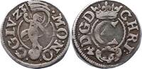 Schleswig-Holstein-Königliche Linie 1/16 Daler Christian IV. 1588-1648. -