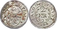 Pfalz-Kurlinie 2 Kreuzer Karl Theodor 1742-1799. -