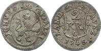 Pfalz-Kurlinie 2 Kreuzer Karl Theodor 1742-1799. -