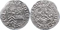 Stolberg-Stolberg 3 Kreuzer Ludwig Georg allein + 1618. -