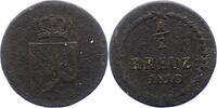 Baden-Durlach 1/2 Kreuzer Karl Friedrich 1806-1811. -