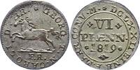 Braunschweig-Wolfenbüttel 6 Pfennig Karl 1815-1830. -