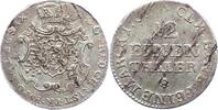 Sachsen-Albertinische Linie 1/12 Taler Friedrich Christian 1763. -