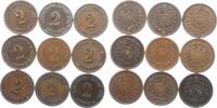 Kleinmünzen 2 Pfennig -