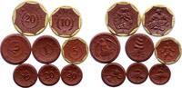 Freistaat Sachsen Kompletter Satz 20 Pfennig bis 20 Mark -