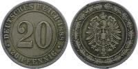 Kleinmünzen 20 Pfennig -