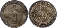 Braunschweig-Wolfenbüttel 12 Mariengroschen Feinsilber Karl I. 1735-1780. -