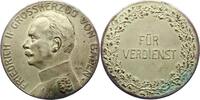 Baden-Durlach Versilberte Bronzemedaille Friedrich II. 1907-1918. -