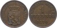 Hessen-Darmstadt Pfennig Ludwig III. 1848-1877. -