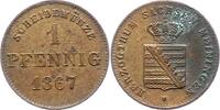 Sachsen-Meiningen Pfennig Georg II. 1866-1914. -