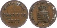 Sachsen-Meiningen Pfennig Georg II. 1866-1914. -