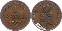 Sachsen-Meiningen Pfennig Georg II. 1866-1914. -