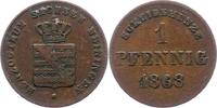 Sachsen-Meiningen Pfennig Georg II. 1866-1914. -