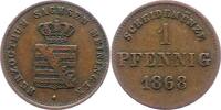 Sachsen-Meiningen Pfennig Georg II. 1866-1914. -