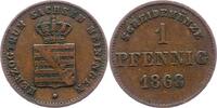 Sachsen-Meiningen Pfennig Georg II. 1866-1914. -