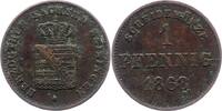 Sachsen-Meiningen Pfennig Georg II. 1866-1914. -