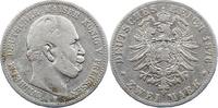 Preußen 2 Mark Wilhelm I. 1861-1888. -
