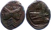 Republik AE As Sextus Pompeius Magnus Pius 42 - 40 v. Chr.. -
