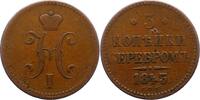 Russland 3 Kopeken Nikolaus I. 1825-1855. -