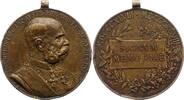 Haus Habsburg Bronzemedaille Franz Joseph I. 1848-1916. -