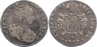 Haus Habsburg 1/8 Dukaton Maria Theresia 1740-1780. -