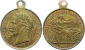 Frankreich Bronzemedaille Napoleon III. 1852-1870. -