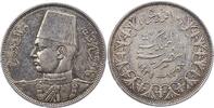 Ägypten 10 Piaster Farouk 1936-1952. -