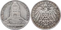 Sachsen 3 Mark Friedrich August III. 1904-1918. -