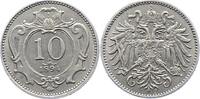Haus Habsburg 10 Heller Franz Joseph I. 1848-1916. -