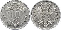 Haus Habsburg 10 Heller Franz Joseph I. 1848-1916. -