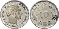 Dänemark 10 Öre 1 Christian IX. 1863-1906. -