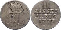 Hessen-Kassel 2 Albus Friedrich II. 1760-1785. -