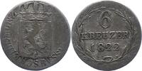 Nassau 6 Kreuzer Wilhelm 1816-1839. -