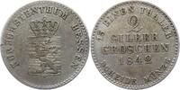 Hessen-Kassel 2 Silbergroschen Wilhelm II. 1821-1847. -