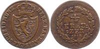 Nassau 1/4 Kreuzer Wilhelm 1816-1839. -